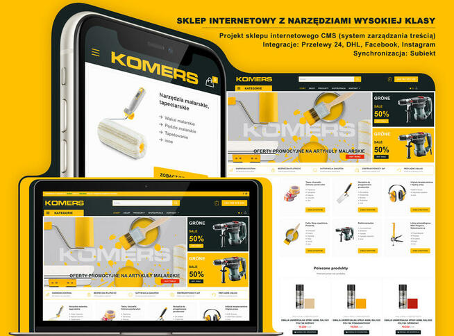 Profesjonalne, nowoczesne strony, sklepy internetowe, grafika