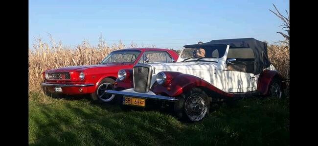 Piękne Auto do ślubu - wynajem pojazdów - Replika Retro