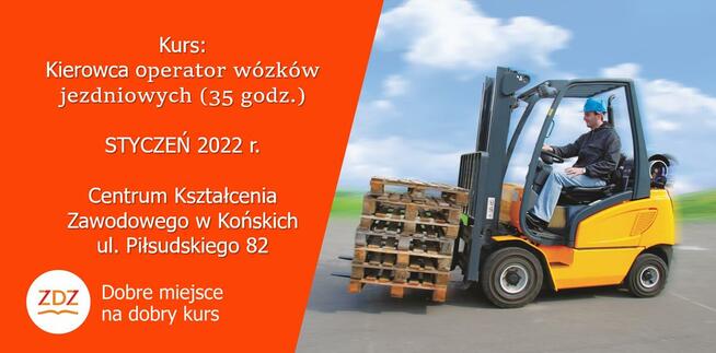 Szkolenie wózki widłowe Końskie egzamin UDT