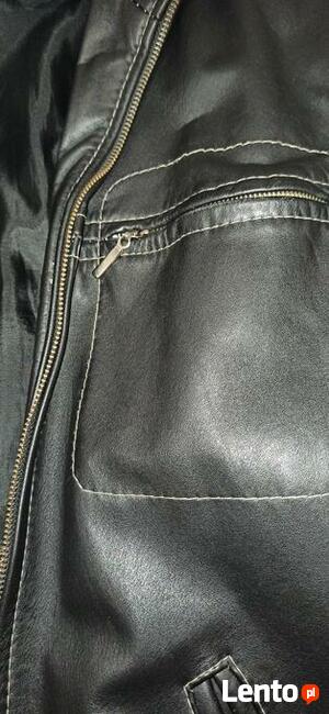 Kurtka skórzana czarna