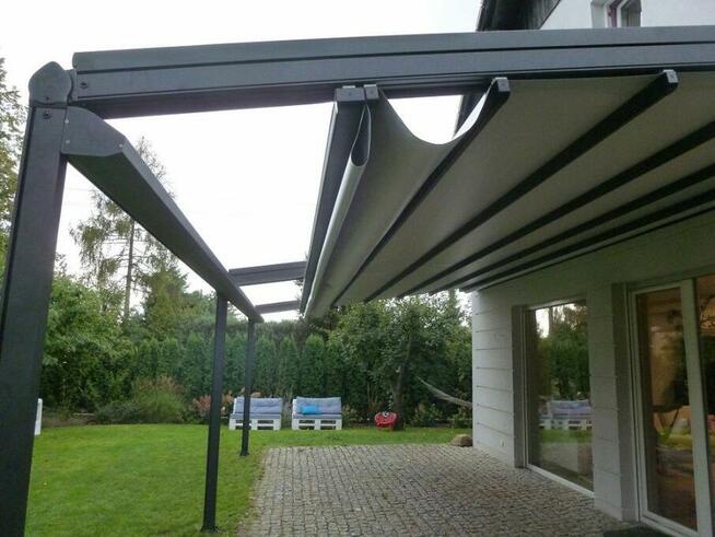 Pergola automatyczna do 9m szerokości i 7m wysięgu w całości