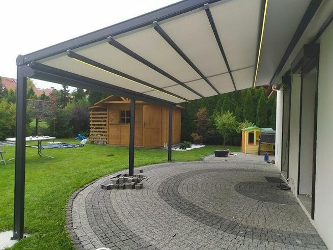 Pergola automatyczna do 9m szerokości i 7m wysięgu w całości