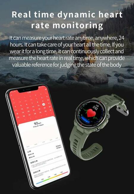 Q70C Smartwatch, tętno, kroki, puls, stoper HIT !