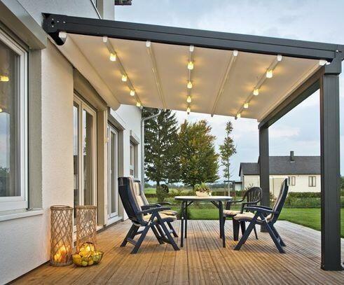 Pergola automatyczna do 9m szerokości i 7m wysięgu w całości