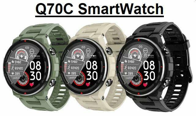 Q70C Smartwatch, tętno, kroki, puls, stoper HIT !