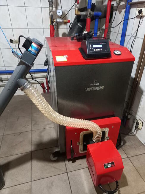 Palnik peletowy do modernizacji kotła na eko-groszek.
