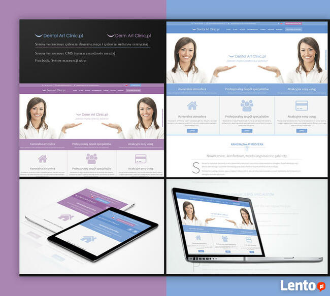 Strony, sklepy internetowe, projekty graficzne, prezentacje