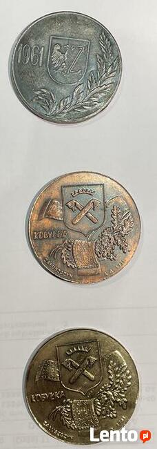 duże i ciężkie medale pamiątkowe sprzedam