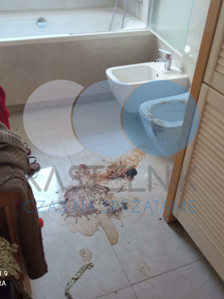 Sprzątanie po zmarłych Brzeziny - Kastelnik (dezynfekcja)