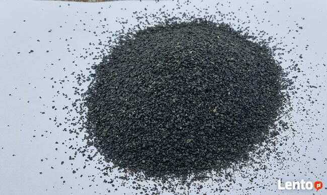 Suchy Płukany Piasek Bazaltowy Fuga Zasypka Grafit 1-2mm