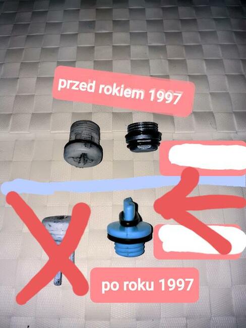 Truma Carver Cascade bojler boiler terma korek spustowy wody