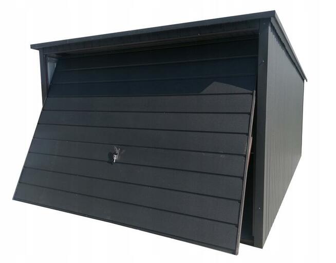 Garaż blaszany 3x6m, blacha trapezowa