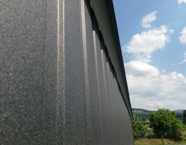 Garaż blaszany 3x6m, blacha trapezowa
