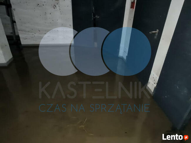 Całodobowe sprzątanie po zalaniu Nysa- Kastelnik dezynfekcja