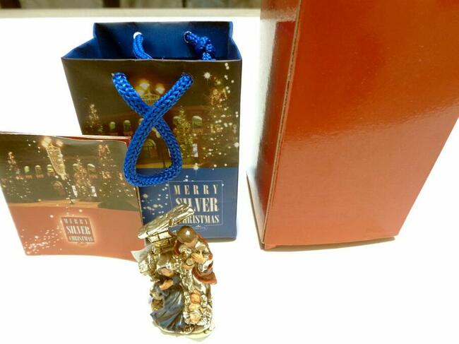 Art Świąteczna - Mini szopka - posrebrzana, firmy Bagutta