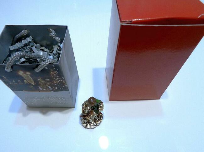 Mini szopka - posrebrzana włoskiej firmy Bagutta