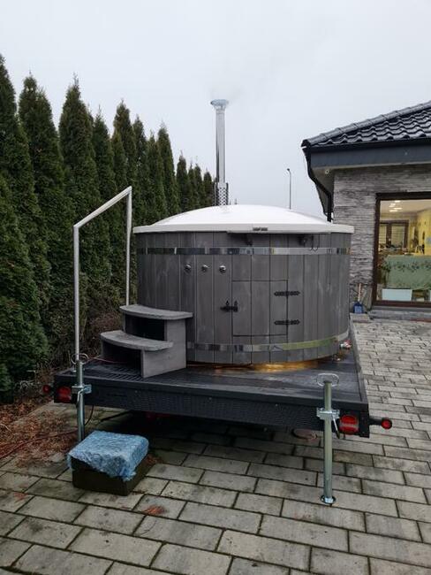 Wynajmij Wypożycz Mobilna Balia Ruska Bania Jacuzzi Mobilne