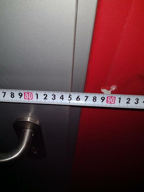 Drzwi Stalowe 87 x 208 cm 870 x 2080