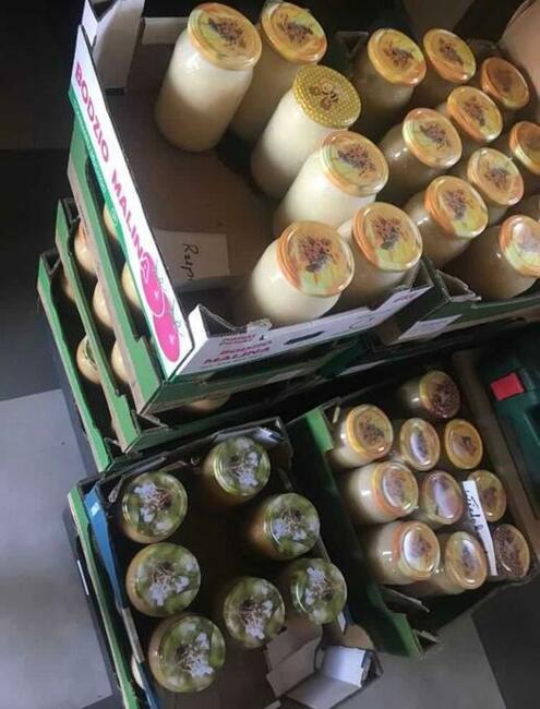 Miód z własnej pasieki nierozgrzewany. Różne rodzaje 1,3kg