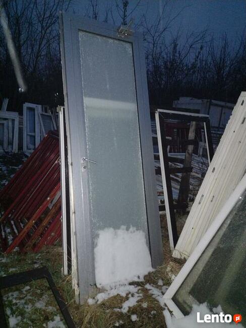 Drzwi Aluminiowe Sklepowe 87 x 255 cm 870 x 2550 mm