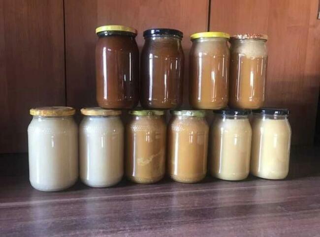Miód z własnej pasieki nierozgrzewany. Różne rodzaje 1,3kg