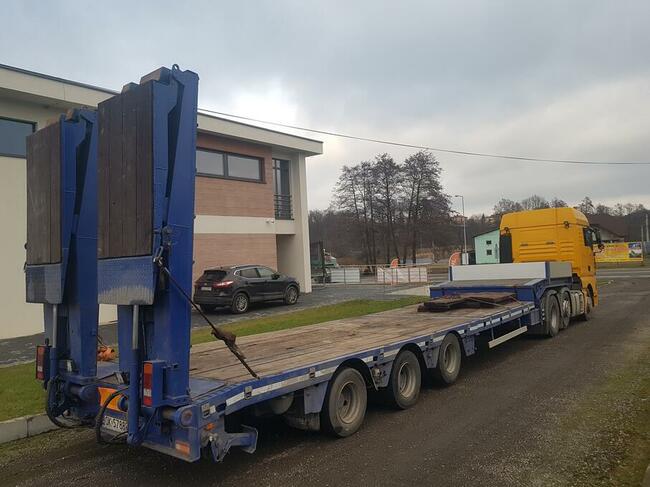 Transport niskopodwoziowy, transport maszyn