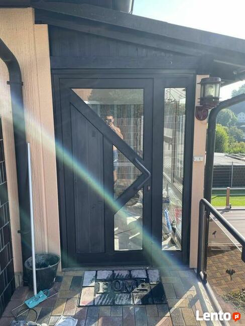 Aluminiowe drzwi wejściowe