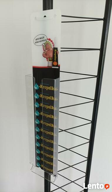 Podajniki i krawaty grawitacyjne na produkty, dyspensery