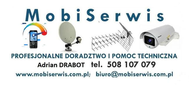 MobiSerwis-instalacja anten dvbt (mux 1,2,3,8),satelitarnych