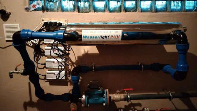 Usuwanie z wody bakterii E-coli promieniami UV SULĘCIN