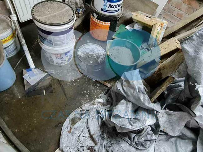 Sprzątanie po zalaniu Tarnów, Kastelnik dezynfekcja fekaliów