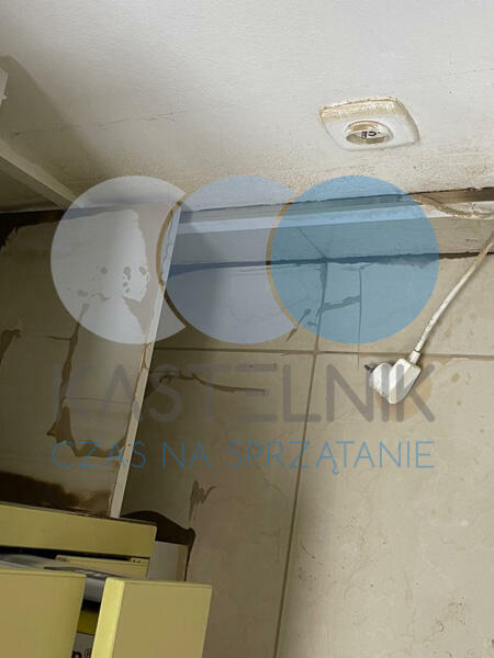 Sprzątanie po zalaniu Tarnowskie Góry, Kastelnik dezynfekcja