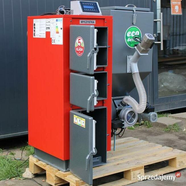KOCIOŁ na PELLET EKOGROSZEK 2w1 TECHNIX 10 , 15 , 19 , 24 KW