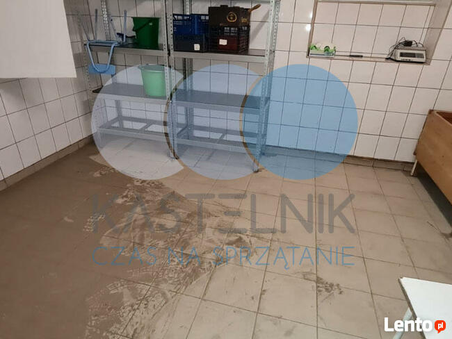 Sprzątanie po zalaniu Kędzierzyn-Koźle - Kastelnik odkażanie