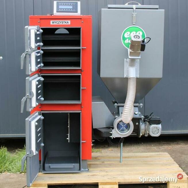 KOCIOŁ na PELLET EKOGROSZEK 2w1 TECHNIX 10 , 15 , 19 , 24 KW