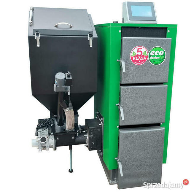 KOCIOŁ na PELLET EKOGROSZEK 2w1 TECHNIX 10 , 15 , 19 , 24 KW