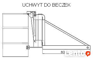 Chwytak do beczki pojedyńczy 3100 netto