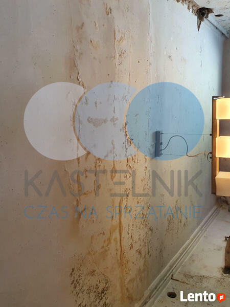 Sprzątanie po zalaniu Nowy Sącz - Kastelnik mycie fekaliów