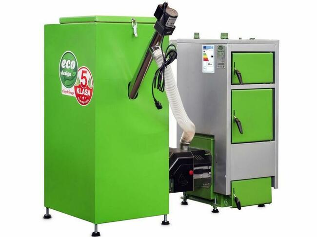 Kocioł kotły piec na pellet drzewny A+ 15kW 130m2 PLESZEW