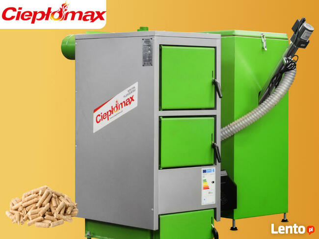 Kocioł kotły piec na pellet drzewny A+ 20kW 180m2 PLESZEW
