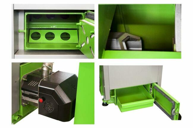 Kocioł kotły piec na pellet drzewny A+ 10kW 100m2 PLESZEW