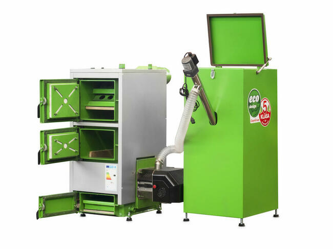 Kocioł kotły piec na pellet drzewny A+ 20kW 180m2 PLESZEW