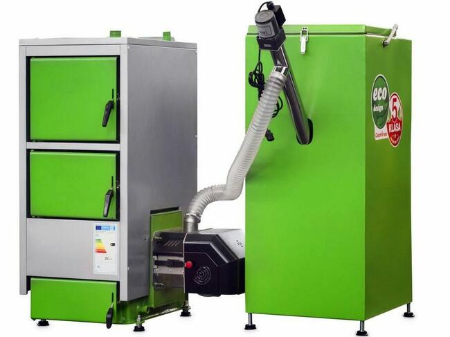 Kocioł kotły piec na pellet drzewny A+ 15kW 130m2 PLESZEW