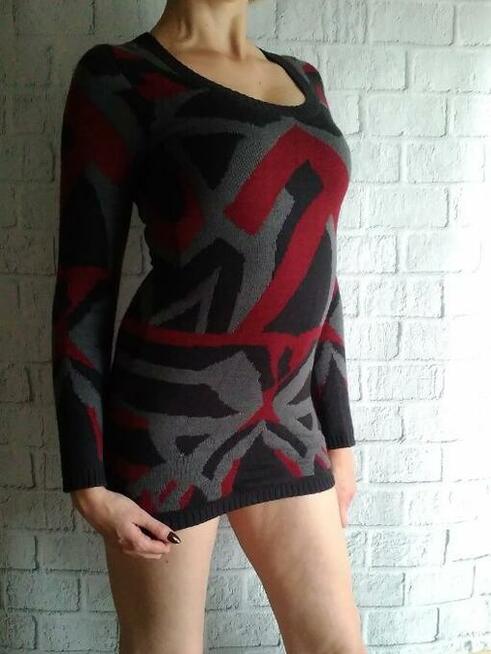 NOWA dzianinowa sukienka - XS/S