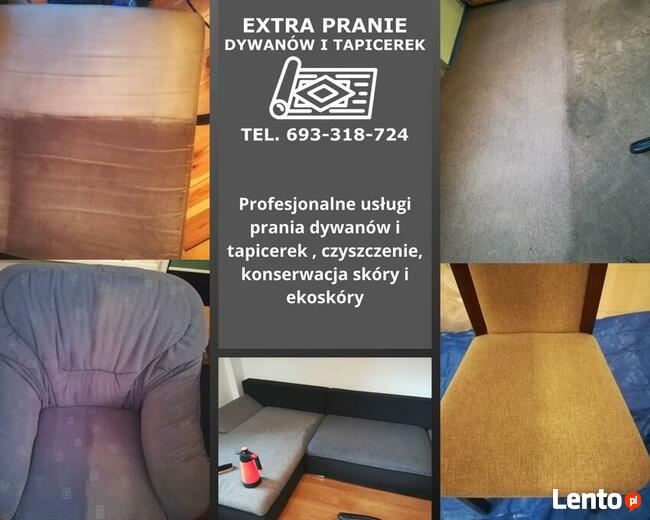 Pranie dywanów i tapicerki meblowej