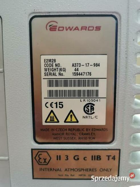 Pompa próżniowa Edwards E2m28 vacuum pump