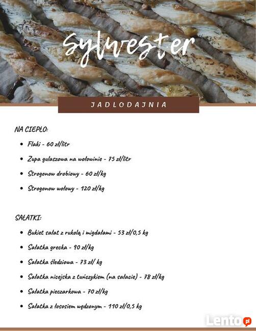 Catering - Sylwester 2021 - Jadłodajnia