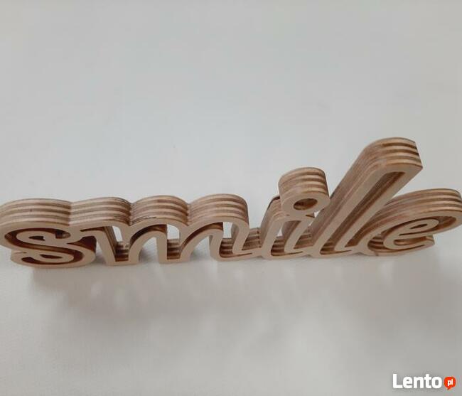 Napis przestrzenny Napis dekoracja Sklejka Litery