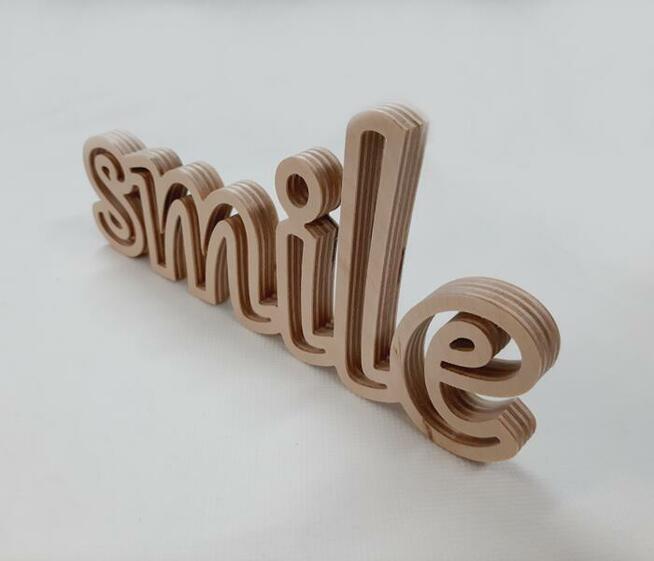 Napis przestrzenny Napis dekoracja Sklejka Litery