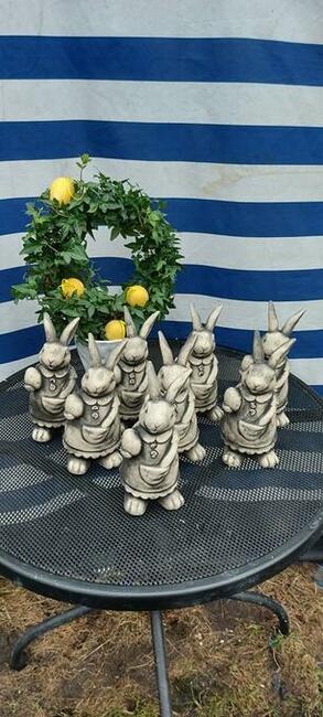 Wielkanoc figurki zajaczki kurki baranki PRODUCENT